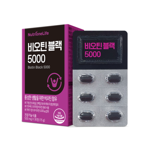 정우성 비오틴 블랙 5000 1박스 1개월분 정 | 뉴트리원